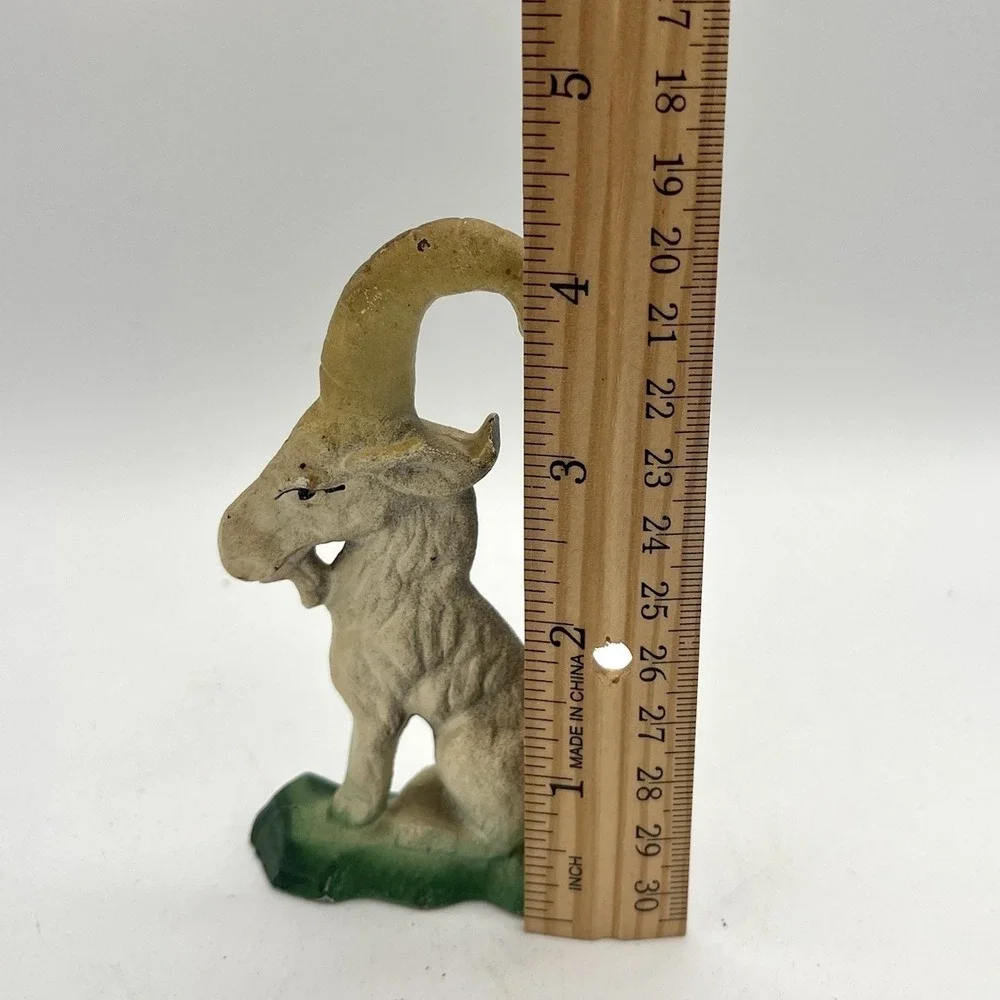 Vintage John Wright Cast Iron Billy Goat Figural Bottle Opener 1947